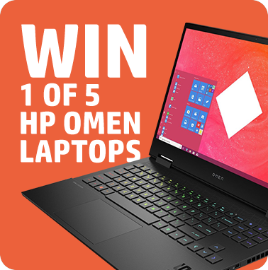 Win 1 of 5 HP Omen laptops